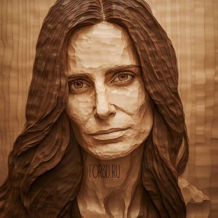 Julia Roberts 2 stl model for CNC